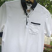 Винтаж handmade. Livemaster - original item Clothing vintage: Polo shirt, men`s clothing.. Handmade.