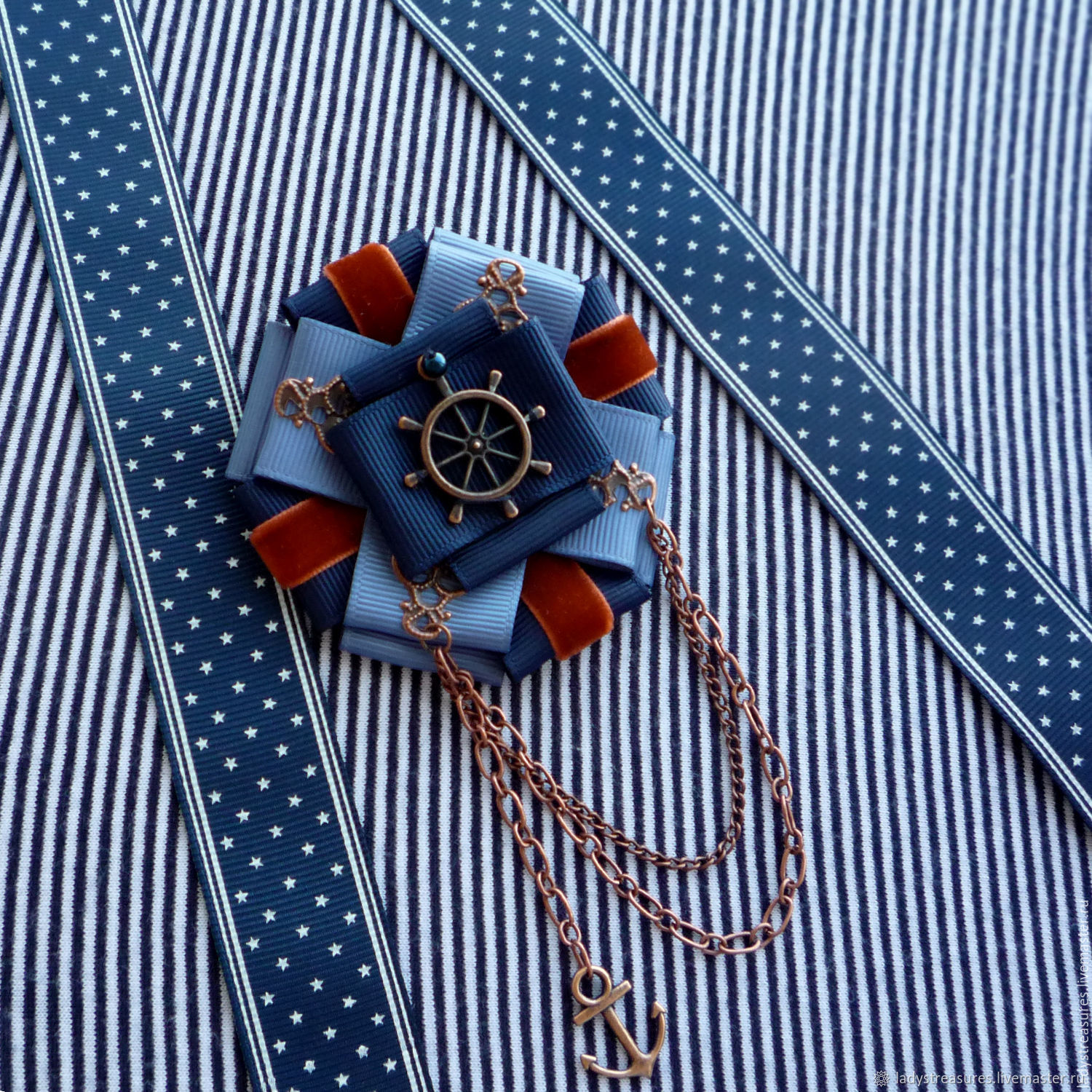 "Vintage Yachting Games" брошь орден в морском стиле в интернет