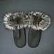 Order Cashmere mittens with silver fox. National Brand. Livemaster. . Mittens Фото №3