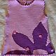 Dress: Lilac summer tunic dress, cotton. Childrens Dress. handwerkhof. Online shopping on My Livemaster.  Фото №2