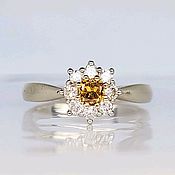 Кольцо с бриллиантами 0.80 карата