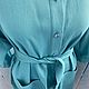 Заказать Платье-рубашка из льна. Luna sews | белье и одежда. Ярмарка Мастеров. . Платья Фото №3