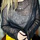 Заказать Свитер-паутинка из мохера. Knitwork_room (Вязаные вещи в наличии и под заказ). Ярмарка Мастеров. . Джемперы Фото №3