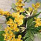 Напольная композиция из силиконовых орхидей. Композиции. Flowers16kzn-. Интернет-магазин Ярмарка Мастеров.  Фото №2
