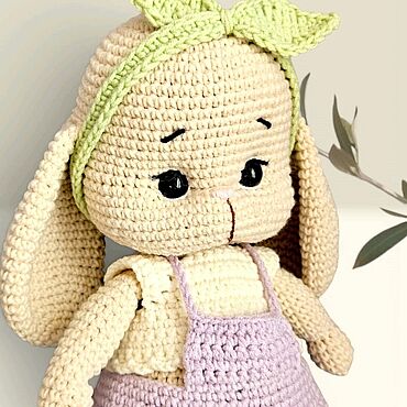 Куклы и игрушки ручной работы. Ярмарка Мастеров - ручная работа Зайка "Лиа". Handmade.