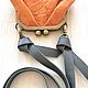 Заказать Сумка-карман Оранжевое Настроение. Сумки от Наты / Nata BAG. Ярмарка Мастеров. . Сумка с фермуаром Фото №3