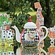 The tea pot porcelain 'Cheshire cat'. Teapots & Kettles. KASTdecor. Ярмарка Мастеров.  Фото №5