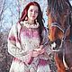 "С-Нежная королева" Авторское платье спицами из шерсти и мох. Платья. Ручки & крючкИ (Вяжу мечты.Татьяна). Интернет-магазин Ярмарка Мастеров.  Фото №2