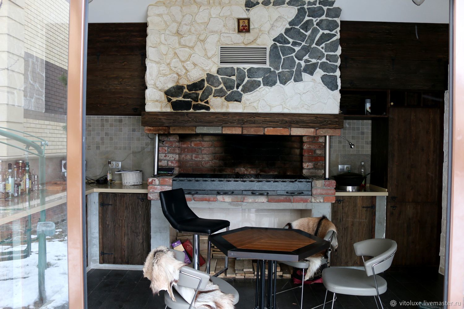 Кухня угловая массив брошюрование – заказать на Ярмарке Мастеров ...