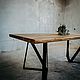 Обеденный стол из дуба. Столы. Loftmarket. Интернет-магазин Ярмарка Мастеров.  Фото №2