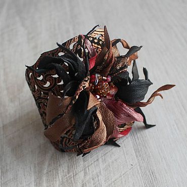  ручной работы. Ярмарка Мастеров - ручная работа Браслет из кожи. Handmade.
