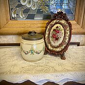 Винтаж handmade. Livemaster - original item A Christmas carol in a Victorian candy bowl.. Handmade.