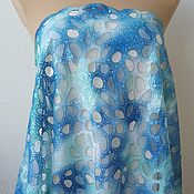 Материалы для творчества handmade. Livemaster - original item Lace with sequins. The sea. Handmade.