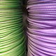 Synthetic cord 1mm for jewelry light green and purple, lavender. Cords. Elena (luxury-fittings). Ярмарка Мастеров.  Фото №4