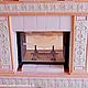 Tiled 'Sugar' fireplace. Fireplaces. Vesta Ceramica. My Livemaster. Фото №4