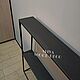 Консоль лофт JAY. Консоли. SLIVA wood deco. Ярмарка Мастеров.  Фото №4