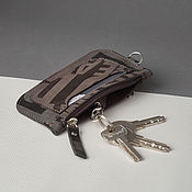 Сумки и аксессуары handmade. Livemaster - original item Passport Cover Kit Housekeeper (dark grey). Handmade.