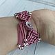 Bracelet braided: Macrame bracelet 'Ornament' dry pink. Braided bracelet. Marymakrame. Online shopping on My Livemaster.  Фото №2