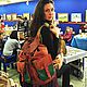 Кожаный рюкзак ручной работы, рыжий art "DOMINICANA". Рюкзаки. MAX GINGER. Интернет-магазин Ярмарка Мастеров.  Фото №2