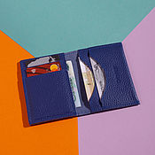 Сумки и аксессуары handmade. Livemaster - original item Cardholder Mini-wallet Hermes Electric. Handmade.