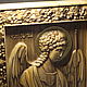Order Carved icon 'Archangel Michael', ash tree array. SOFIWOOD. Livemaster. . Icons Фото №3