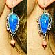 Order The 'Reach the Heavens' kit.Lapis lazuli,coral,silver. BuffSilverArt (buffsilverart). Livemaster. . Jewelry Sets Фото №3