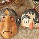 Маска Баба Яга  Реплика советской карнавальной маски. Елочные игрушки. Сказка на  елке Екатерина Егорова. Ярмарка Мастеров.  Фото №9