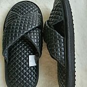 Обувь ручной работы handmade. Livemaster - original item Flip-flops made of genuine leather with a street sole. Handmade.