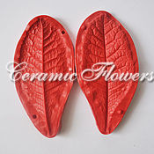 Материалы для творчества handmade. Livemaster - original item Silicone mold (Weiner) the leaves of the primrose,bilateral. Handmade.