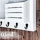 Order Wall-mounted housekeepers: to hide the panel. valleywood. Livemaster. . Housekeeper Фото №3