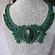Order Necklace with malachite. handmade jewelry. Livemaster. . Necklace Фото №3
