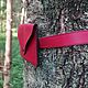 Кожаная поясная сумка-клатч. Поясная сумка. Wood Leather (Егор). Ярмарка Мастеров.  Фото №4