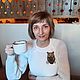 Брошь Сова ручной работы, кулон сова. Брошь-булавка. sovushka.bijou. Ярмарка Мастеров.  Фото №4