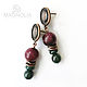 Earrings ' Forest berry 2». Earrings. MAGNOLIA. Online shopping on My Livemaster.  Фото №2