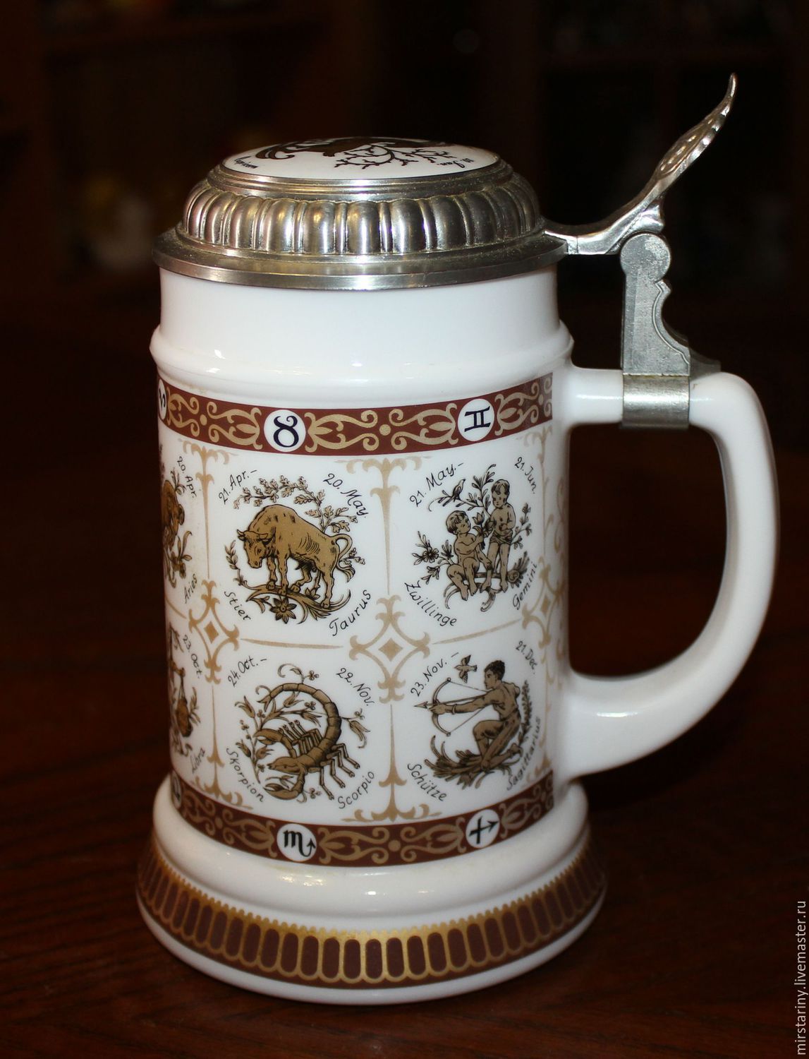  Collectible  beer mugs  zodiac Signs Germany   