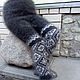 Pantalones calientes con adornos. Leggings. Wool knitwear. Интернет-магазин Ярмарка Мастеров.  Фото №2