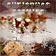 Заказать Серьги-пусеты «Christmas cookies. Snowflakes», S925. Дизайн-студия «Среды» Хаврониной М.. Ярмарка Мастеров. . Серьги-пусеты Фото №3