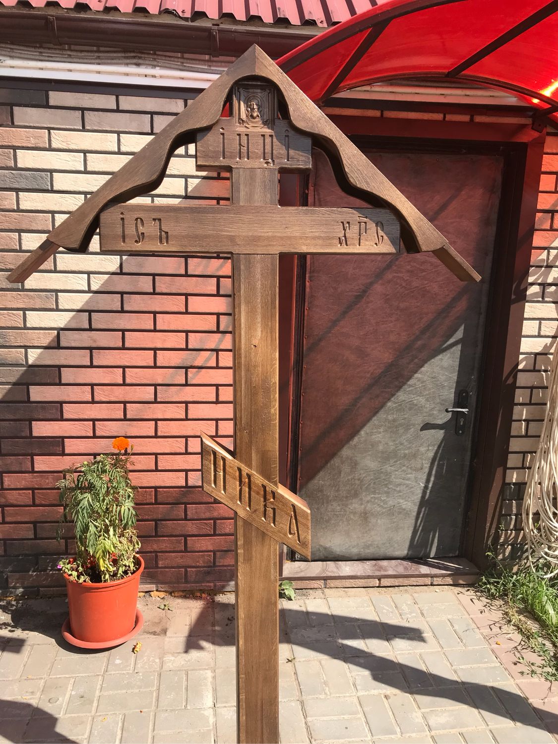 Крест Могильный деревянный