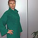 Knitted coat "Emerald", Coats, Alnashi,  Фото №1
