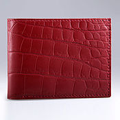 Сумки и аксессуары handmade. Livemaster - original item Genuine crocodile leather wallet IMA0958H4. Handmade.