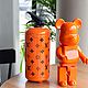 Заказать Bearbrick hermes (Декоративный мишка). BLACKCUSTOMS студия кастомизации. Ярмарка Мастеров. . Статуэтки Фото №3