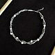 Triple Silver Choker Necklace. Necklace with natural pearls, Chokers, Novosibirsk,  Фото №1