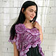 Crocheted shawl ' Lilac', Shawls, Naberezhnye Chelny,  Фото №1