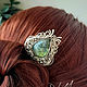 Hairpin with labradorite melchior 'Flower Empire', Hairpin, St. Petersburg,  Фото №1