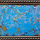 "Нежное безмолвие"-голубая абстракция с поталью, Картины, Пятигорск,  Фото №1