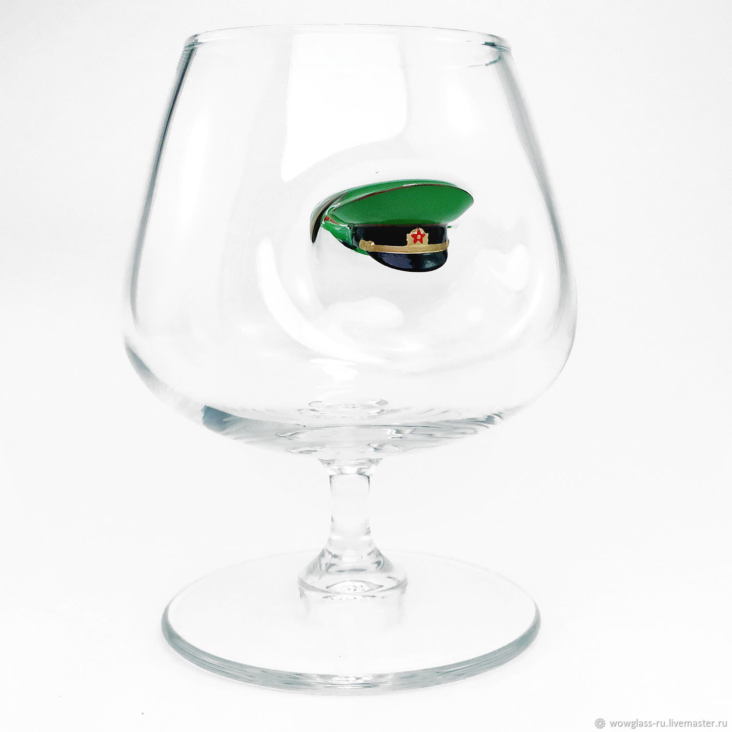 Коньячный бокал Снифтер с фуражкой пограничника в интернет-магазине ...