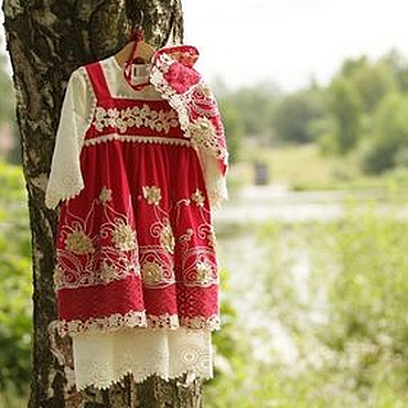 Одежда ручной работы. Ярмарка Мастеров - ручная работа Русский сарафан!!!. Handmade.