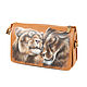 Women's satchel bag 'Lion tenderness'. Classic Bag. Pelle Volare. My Livemaster. Фото №4