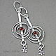 Ronda - Long Sterling silver Earrings with Carnelian. Earrings. Taniri Jewelry. Online shopping on My Livemaster.  Фото №2