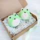 Paired Plush Frogs 2 pcs. Fun. fairy Polina. Online shopping on My Livemaster.  Фото №2